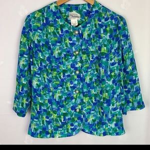 Vintage Miss Berkeley Button Front Blouse